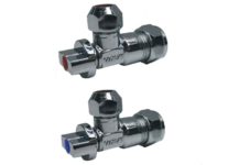 Chrome Plated Brass CR Angle Ball Valve