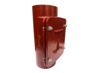 Fusion Bonded Epoxy Coated Hubless Short Pipe with Access Door & Cross Tee