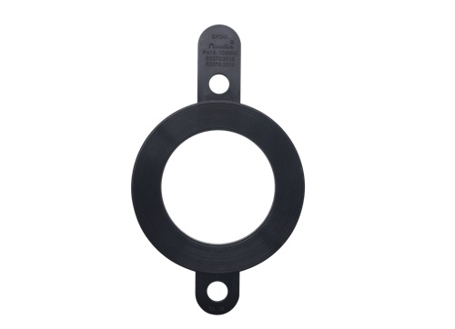 Designed EPDM Flat Rubber Gasket With 2 Alignment Bolt Hole PN16 (For Potable Water)